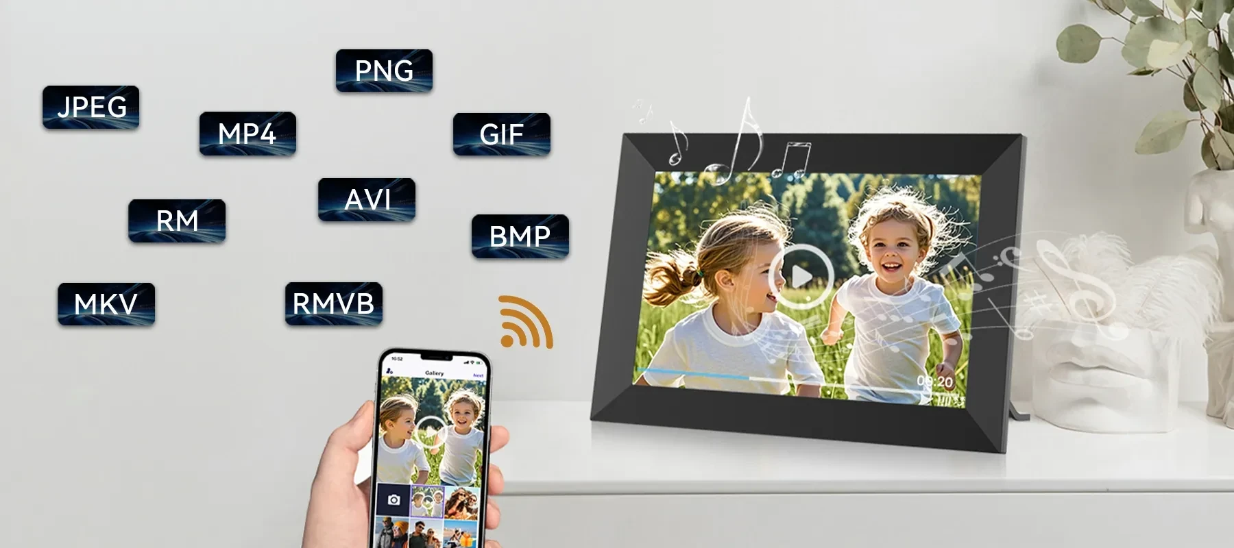 Klarity Smart Digital Photo Frame - Image 1