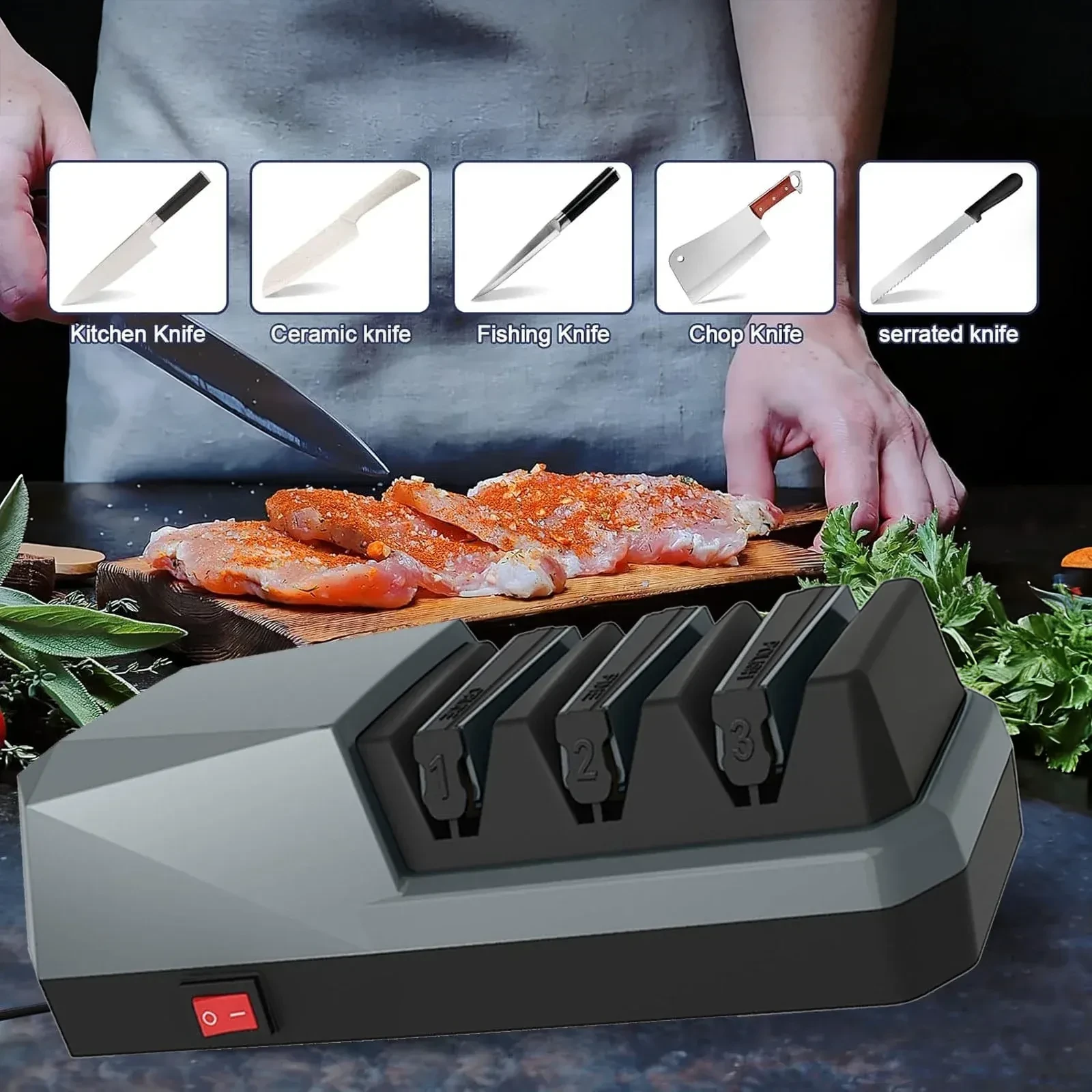 Oliventa Electric Knife Sharpener - Image 1