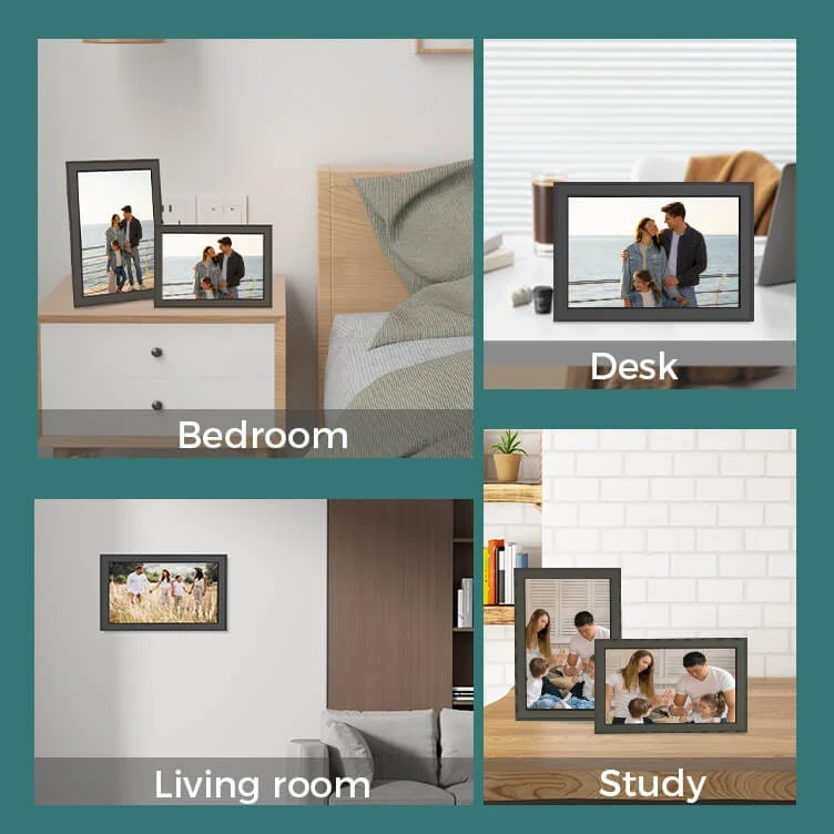 HD IPS Smart Wi-Fi Digital Photo Frame - Image 1