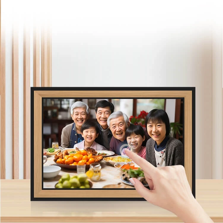HD IPS Smart Wi-Fi Digital Photo Frame - Image 1