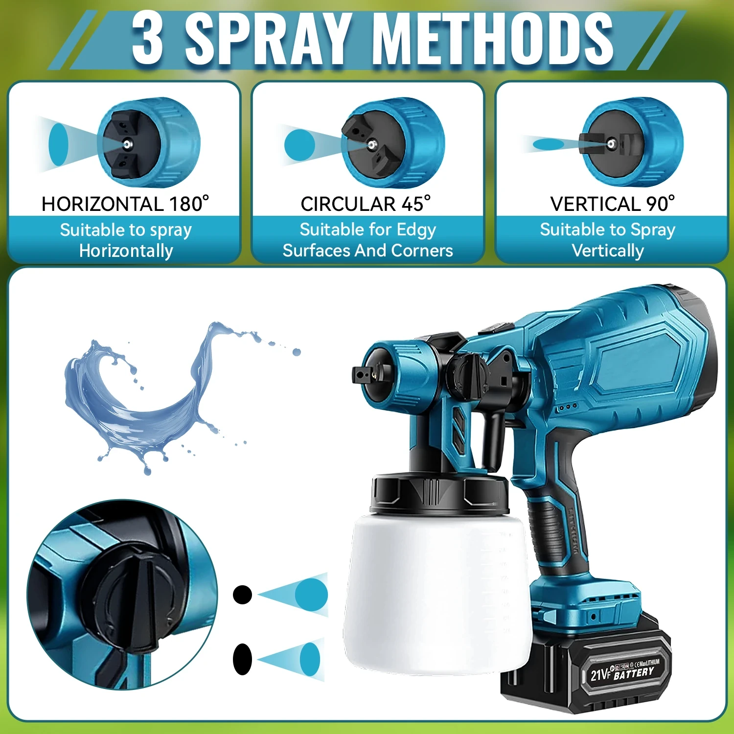 Aerivax™ Cordless Paint Sprayer - Image 1
