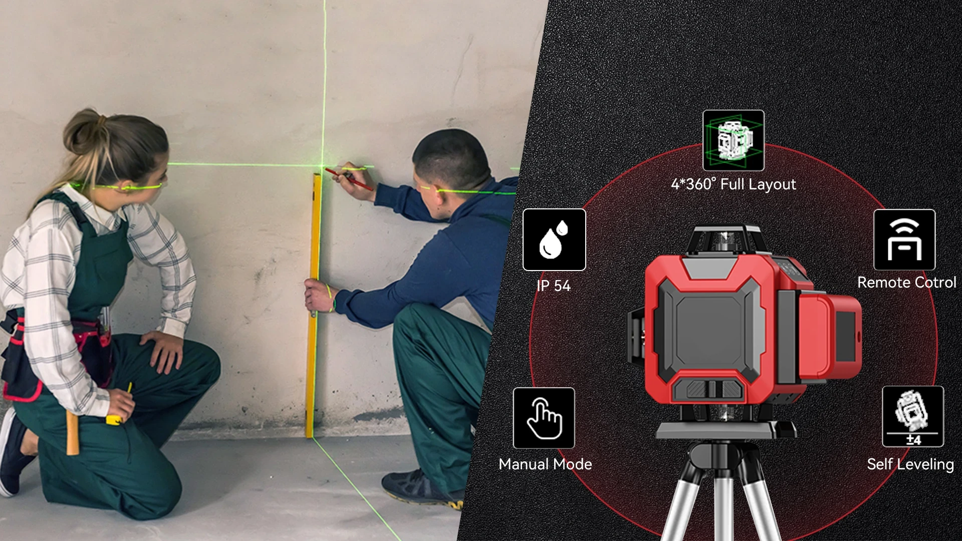 Aerivax 4D 16 Lines Laser Level - Image 1