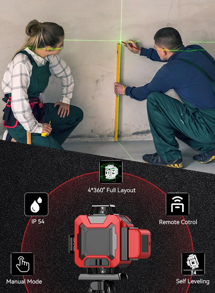Aerivax 4D 16 Lines Laser Level - Image 2