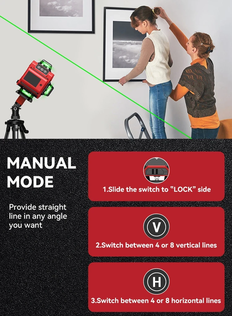 Aerivax 4D 16 Lines Laser Level - Image 2