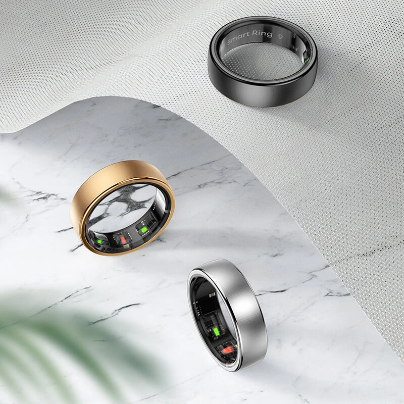 Smart Ring – Ultra-Lightweight Fitness Ring Without Subscription with Intelligent Sleep Tracking – 3 Colors, Sizes 7–14 - Image 4