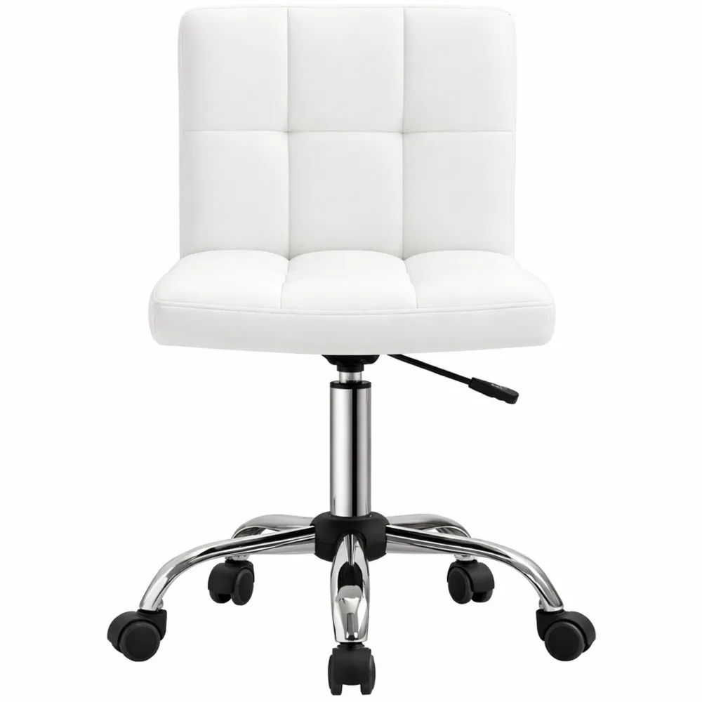 Sedia da Ufficio Ergonomica Girevole in Pelle Sintetica Regolabile-Villawarm