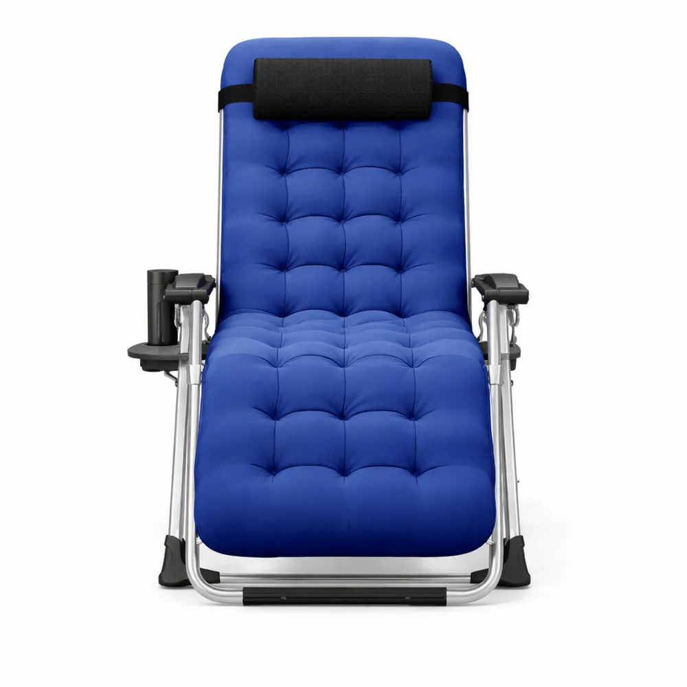 Sedia da salotto da esterno reclinabile e imbottita, supporta fino a 200 kg