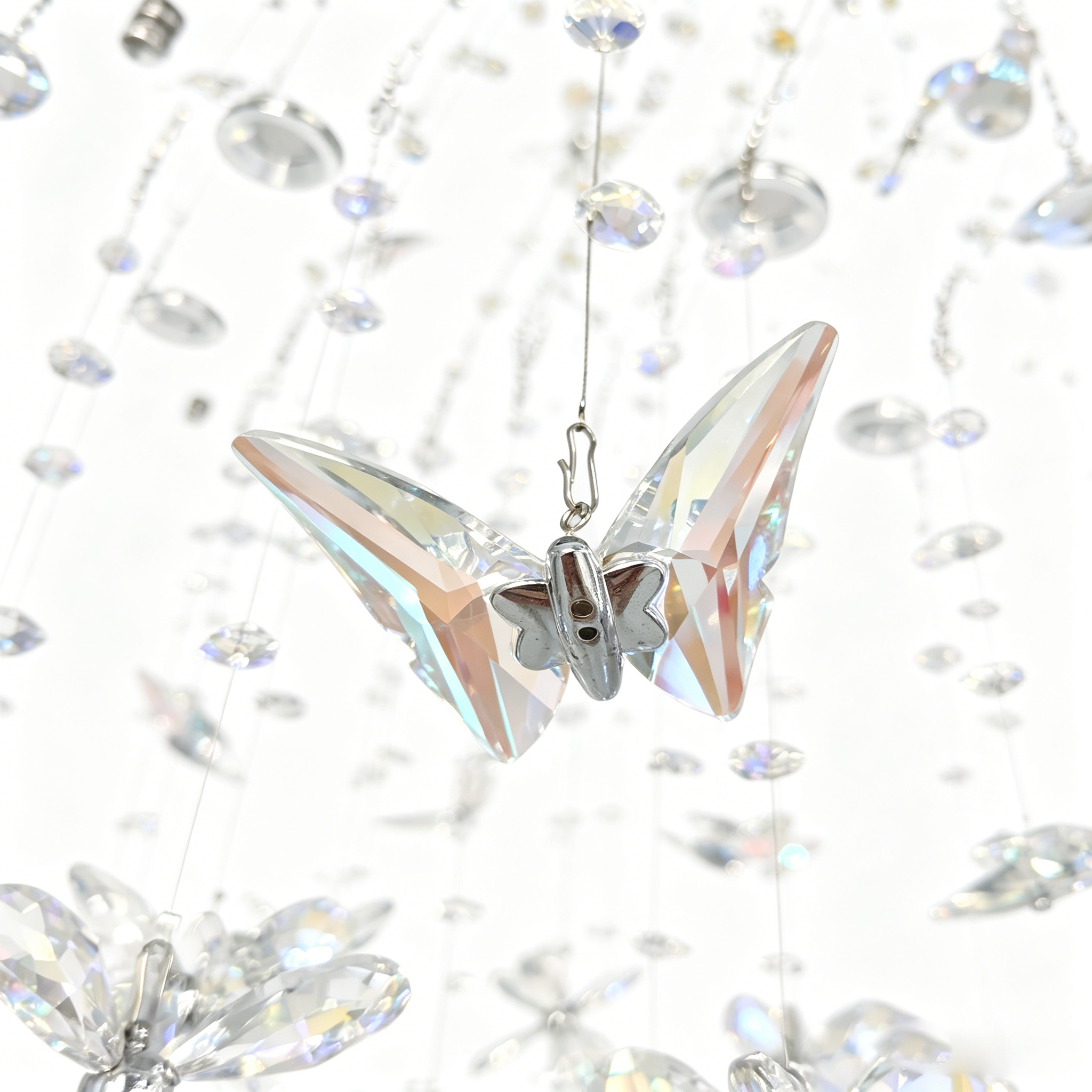 Ethereal Butterfly Crystal Chandelier