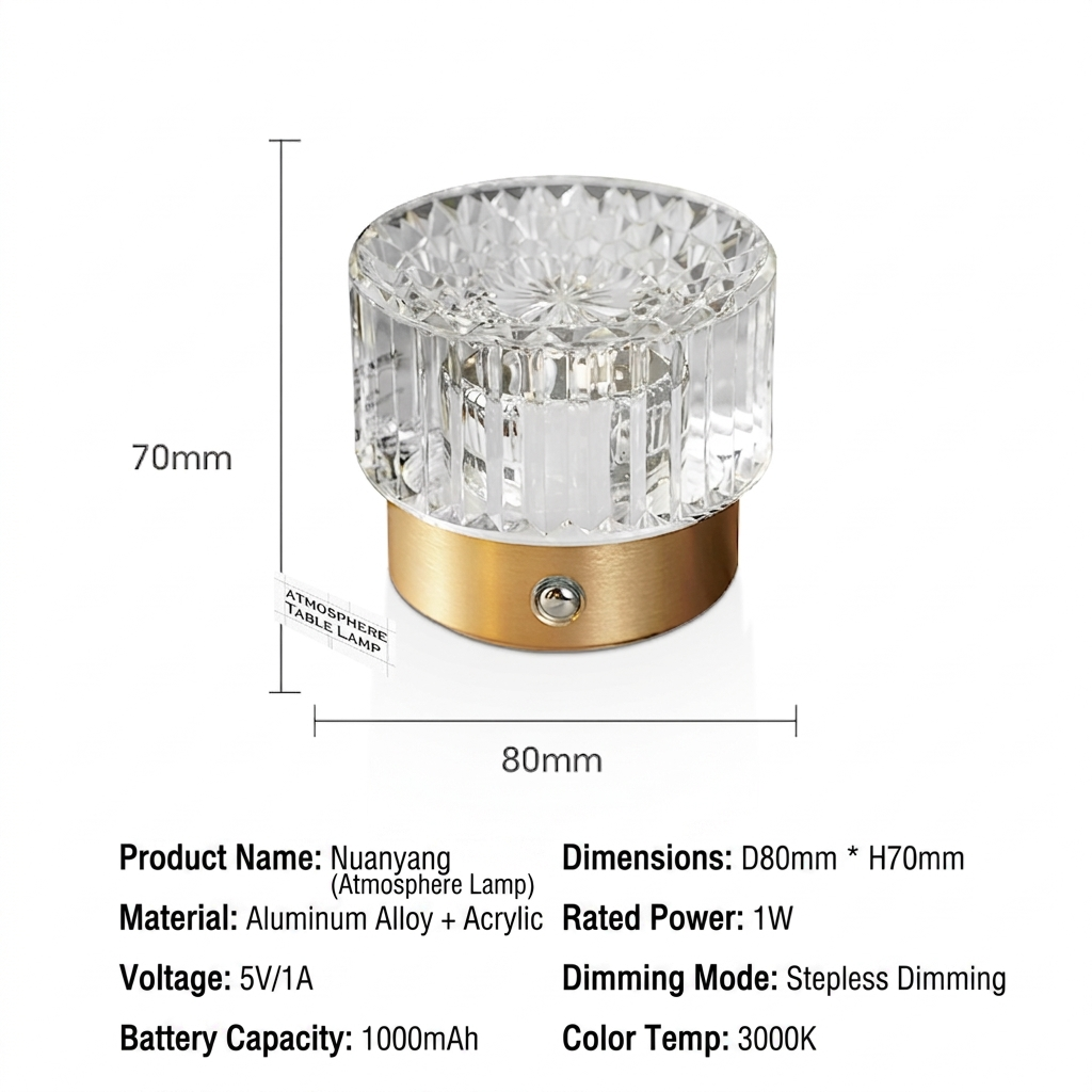 Sunshine-Warmth Ambient Lamp | Cozy Aesthetic Bedroom Nightlight