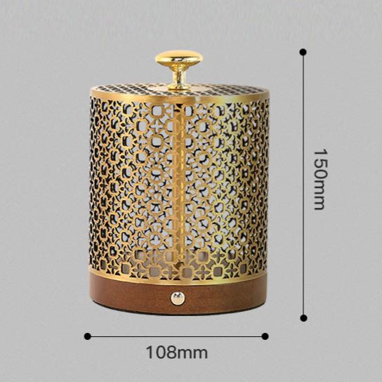 Moonlit Reflection-Exquisite Crystal & Gold Decorative Lamp
