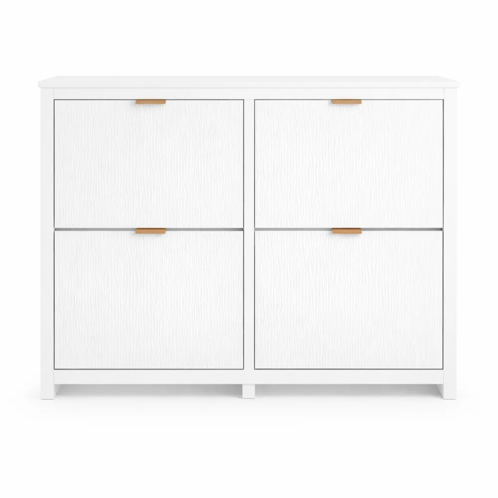 Scarpiera Slim Salvaspazio a 4 Ante Ribalta con 8 Scomparti