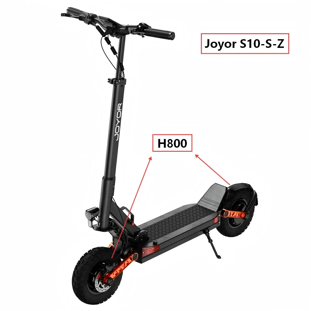 XOD hydraulic brake upgrade installed on Joyor S10-S-Z electric scooter