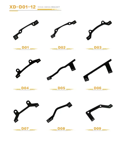 XOD Official CNC Brake Adapters | 51-74mm (X) & 51-84mm (D) Spacing