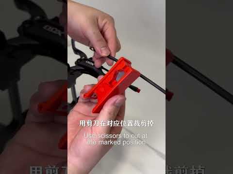 How to shorten an XOD hydraulic brake hose