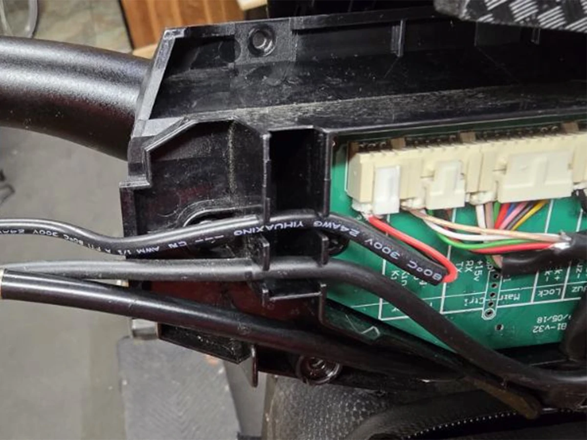 KuKirin G4 display panel brake sensor interface wiring