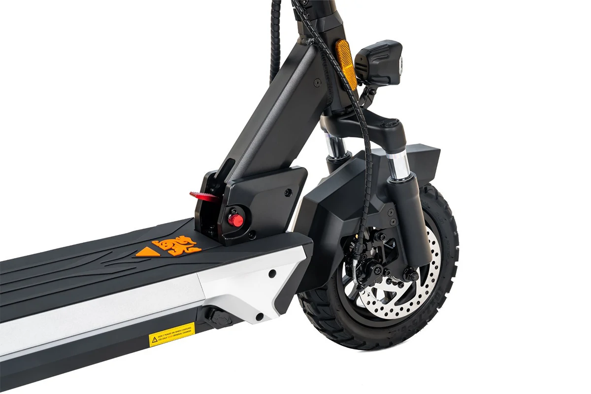 KuKirin M4 Max front wheel with vertical front fork and right-side disc using XOD H800