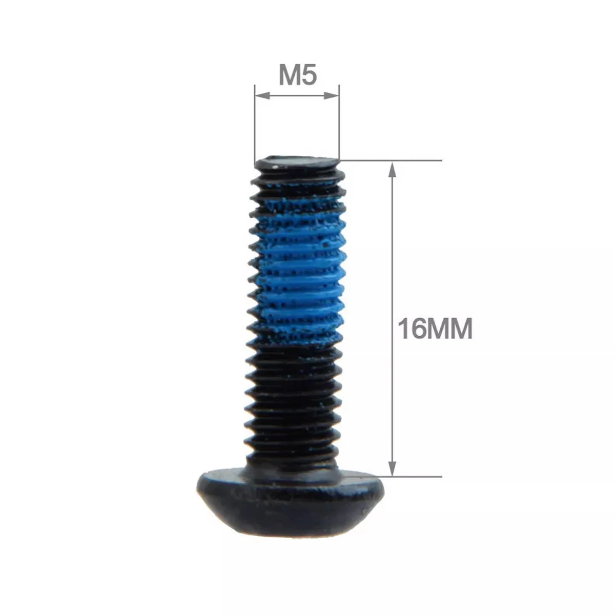 M5 x 16mm Disc Brake Rotor Spacer Mounting Bolt Dimensions