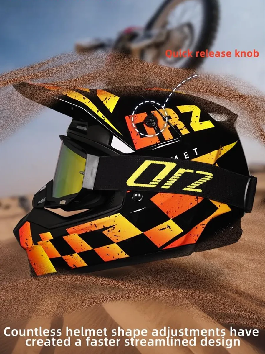 Aerodynamic Motocross Helmet Design