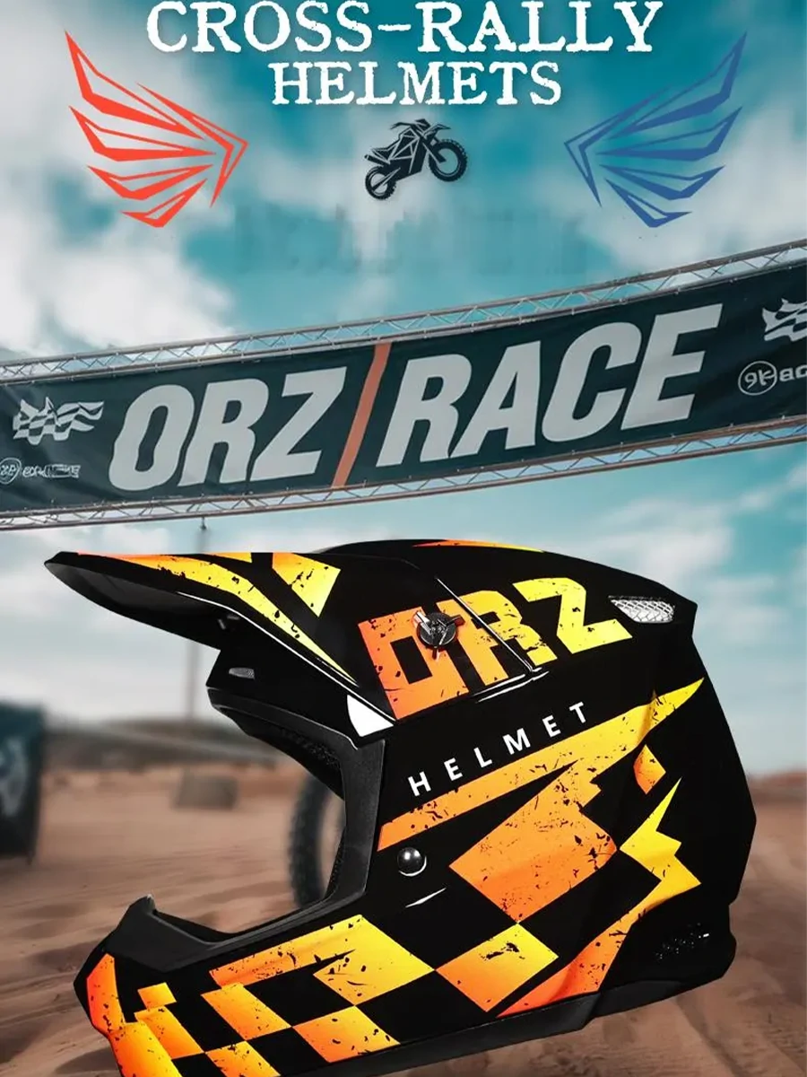 ORZ MH2026 Cross Rally Motorcycle Helmet
