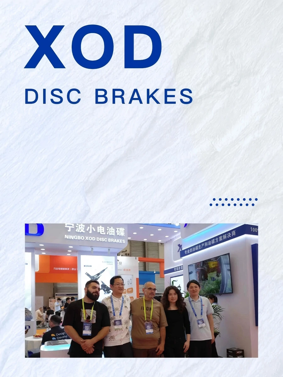 XOD Disc Brakes team meeting international business partners