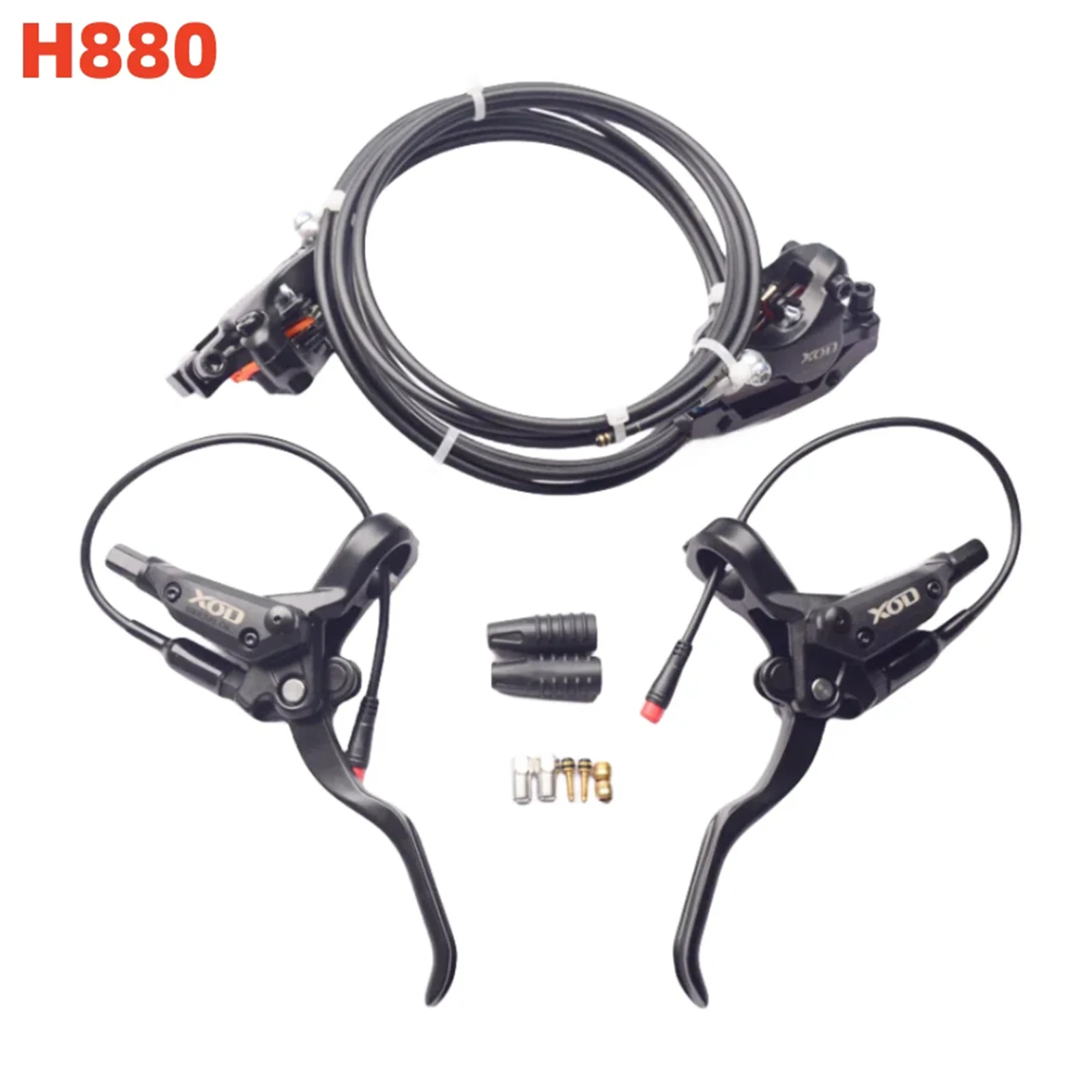XOD H-Series Hydraulic Brake Upgrade Kit for All Kukirin Scooters (G2 Master / G4 / G2 MAX)