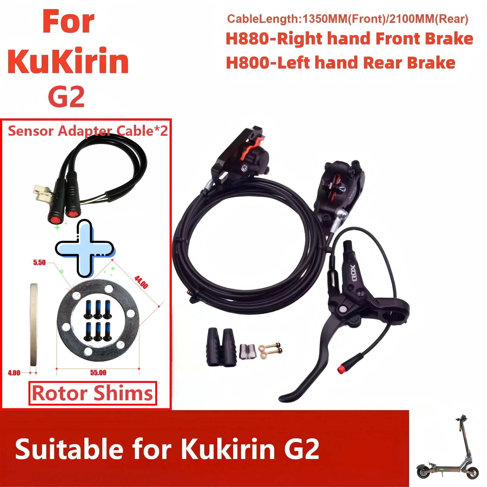 KuKirin G2 complete installation kit product image