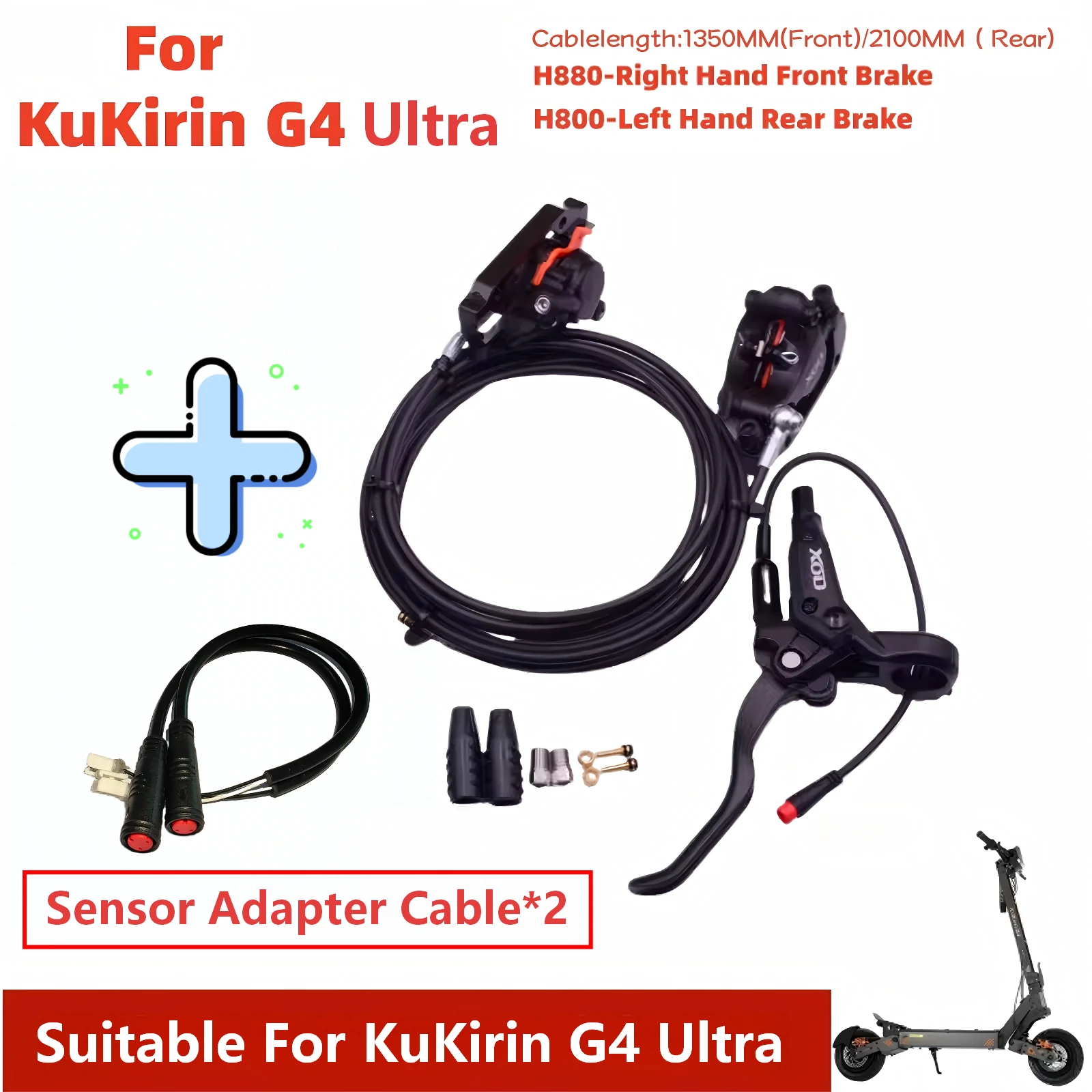 KuKirin G4 Ultra complete installation kit product image