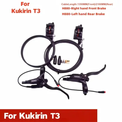 XOD H-Series Hydraulic Brake Upgrade Kit for All Kukirin Scooters (G2 Master / G4 / G2 MAX)