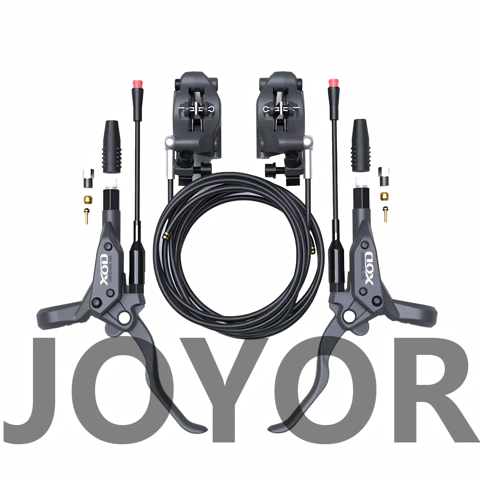 XOD H-Series Hydraulic Brake Upgrade Kit for Joyor Scooters (S10-S-Z / T10 / T6 / Y6-S / S8-S-Z)