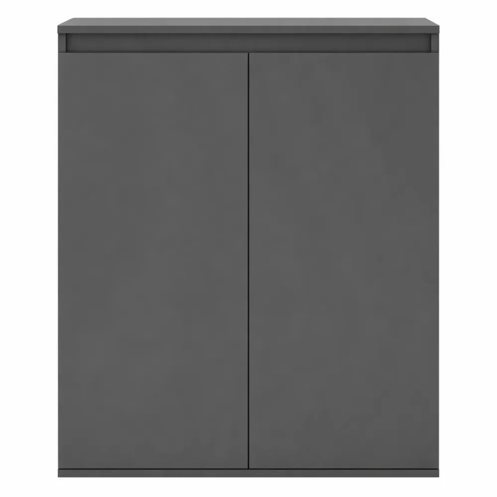 Credenza antracite con 2 porte, 74 x 99.6 cm