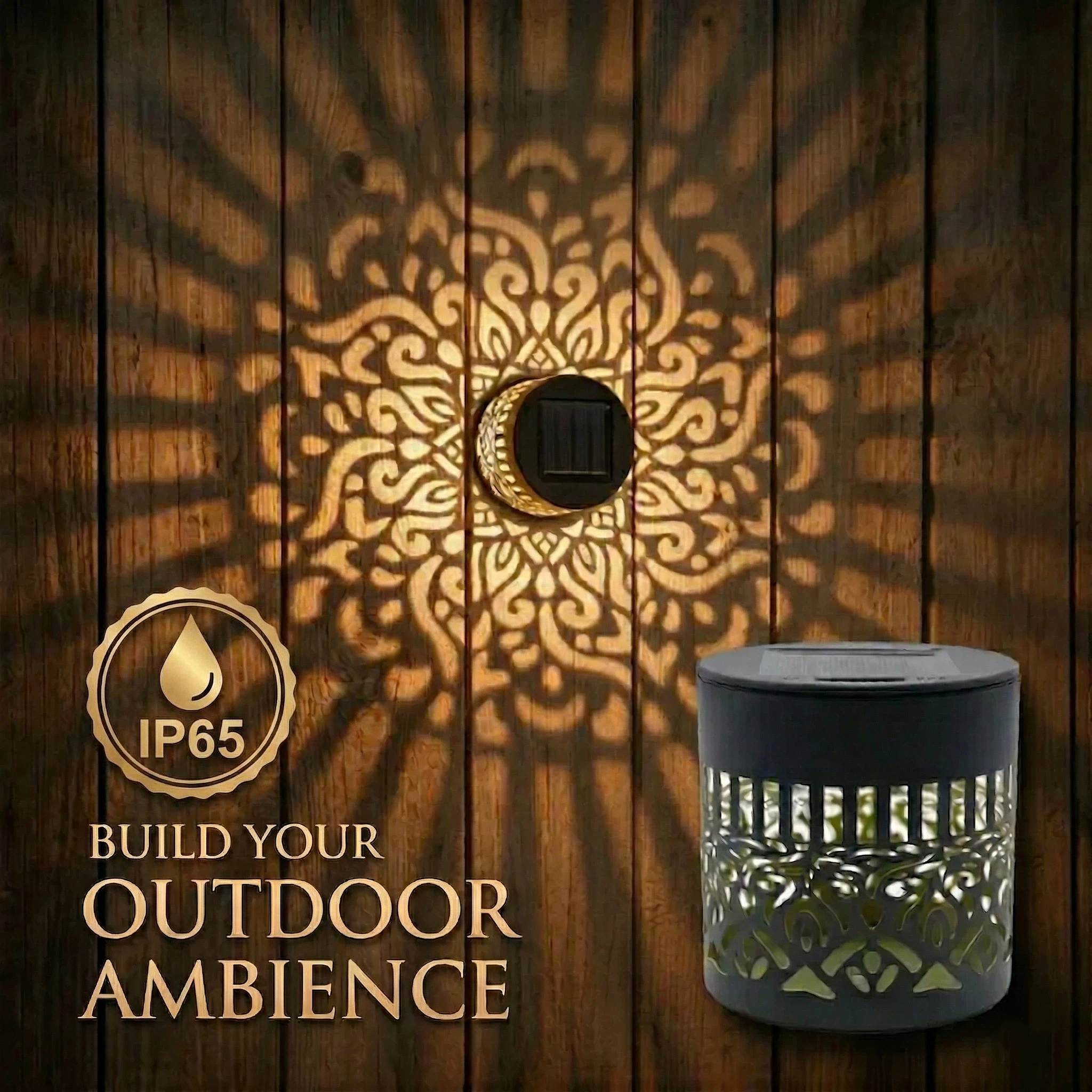 Frolunora® Decorative Solar Mandala Lights - Automatic On/Off & Weatherproof