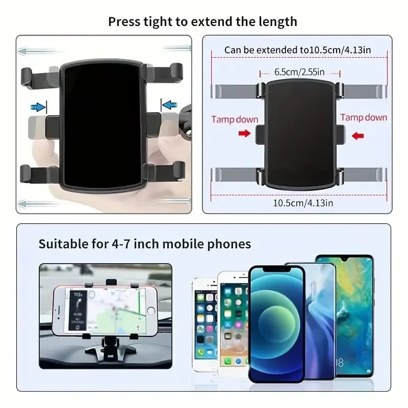 🔥 HOT SALE  49% OFF🔥Universal 360° Dashboard Phone Holder