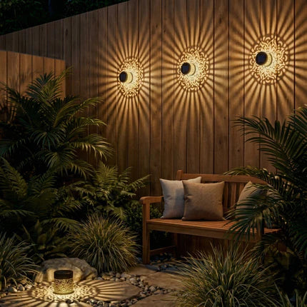 Frolunora® Decorative Solar Mandala Lights - Automatic On/Off & Weatherproof
