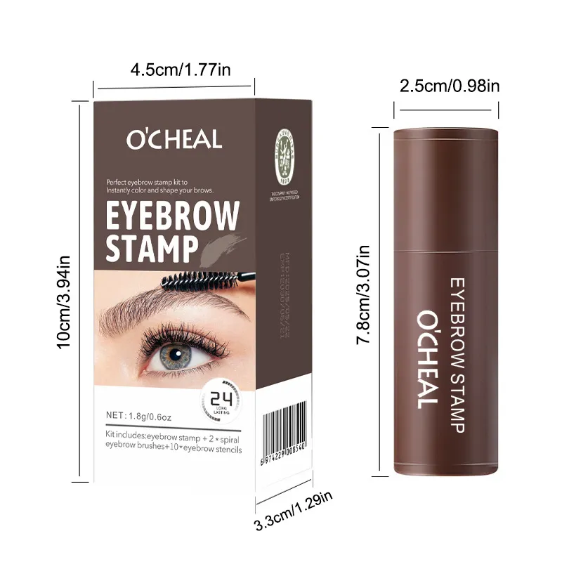 One-Step Brow & Hairline Shaping Kit with Stencils for Perfect Waterproof Brows ⭐