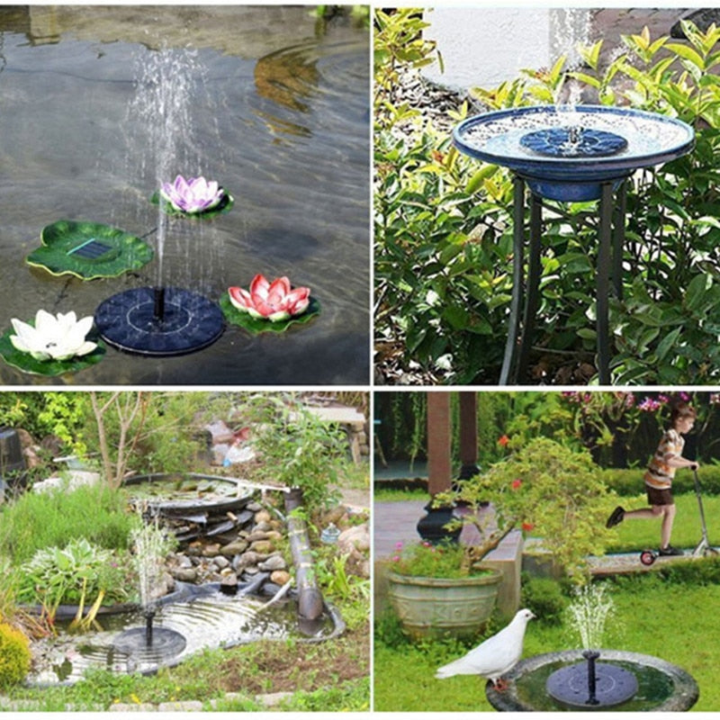 SolarSpritz® | Solar Garden Fountain