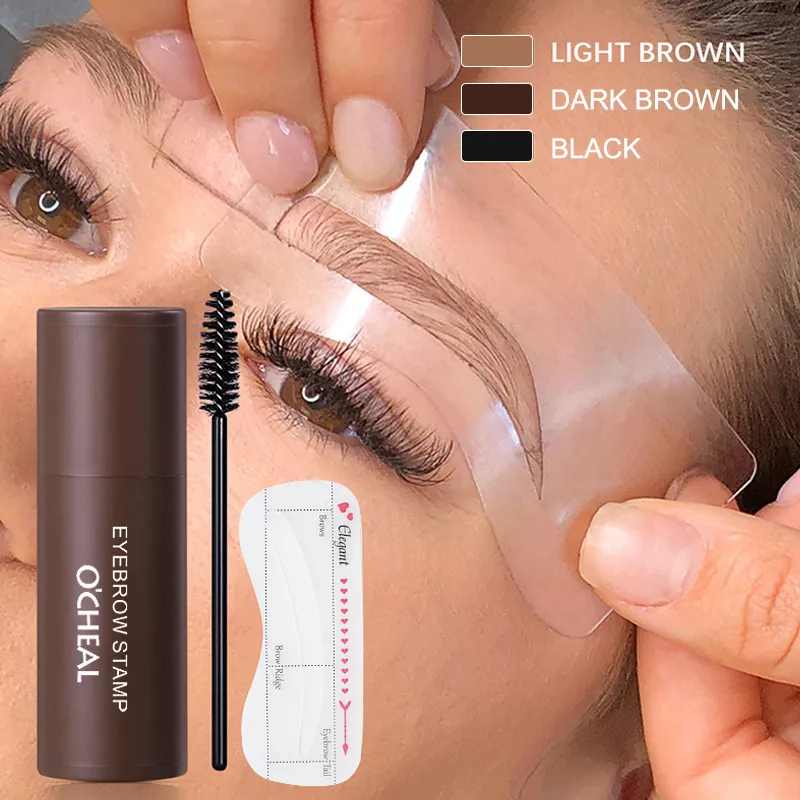One-Step Brow & Hairline Shaping Kit with Stencils for Perfect Waterproof Brows ⭐