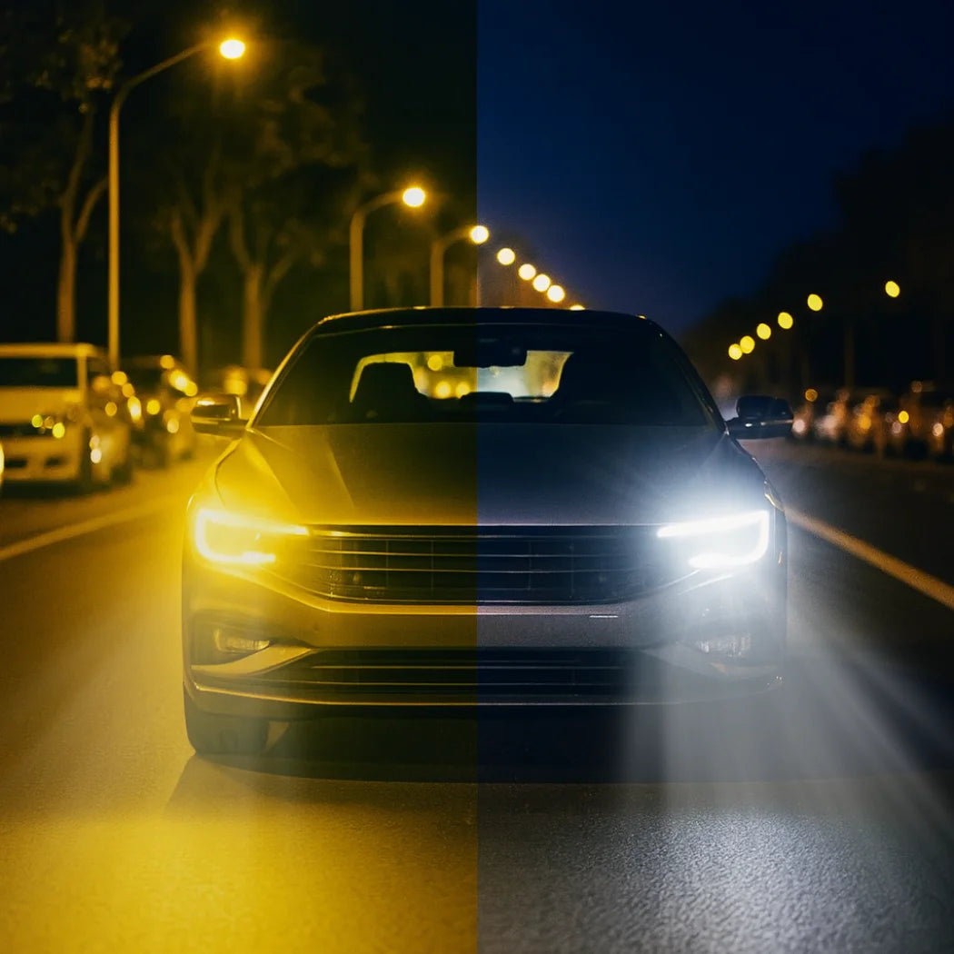 Wrap Around Night Driving Glasses Anti Glare Night Vision Glasses for Men Women Fit Over Prescription Glasses