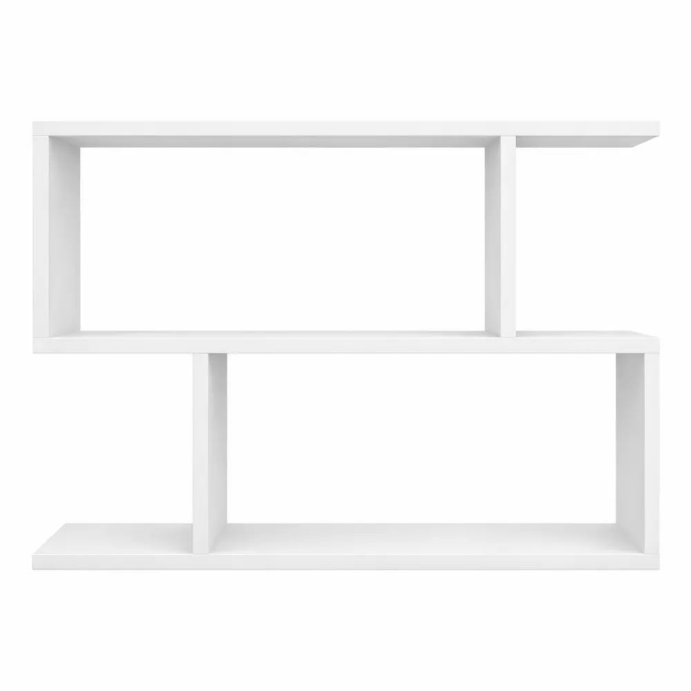 Mensola da parete moderna con 2 ripiani per interni
