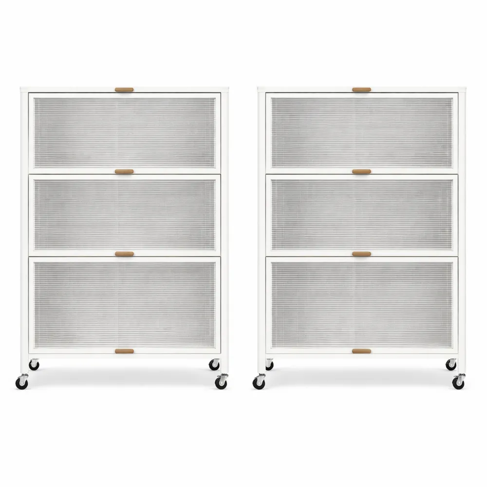 Armadietto cucina con ruote e cassetti a 4 livelli