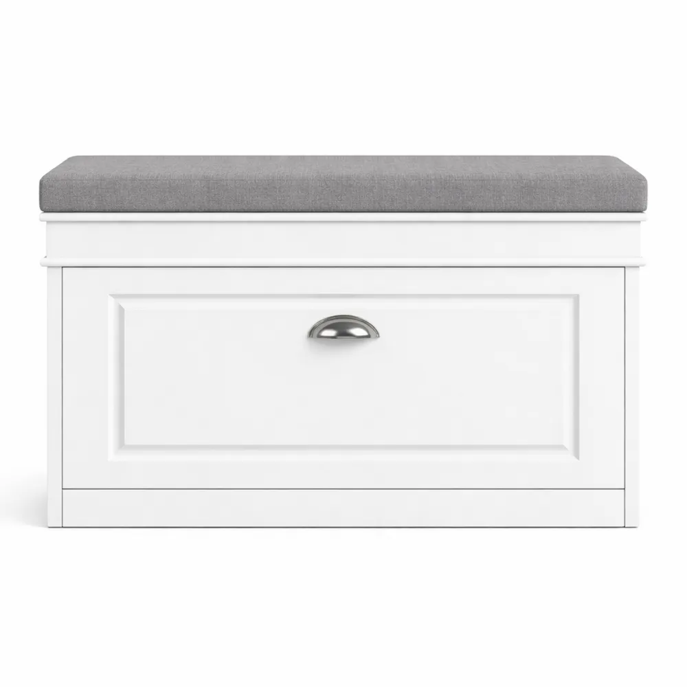 Scarpiera Salvaspazio con Seduta Integrata in Legno