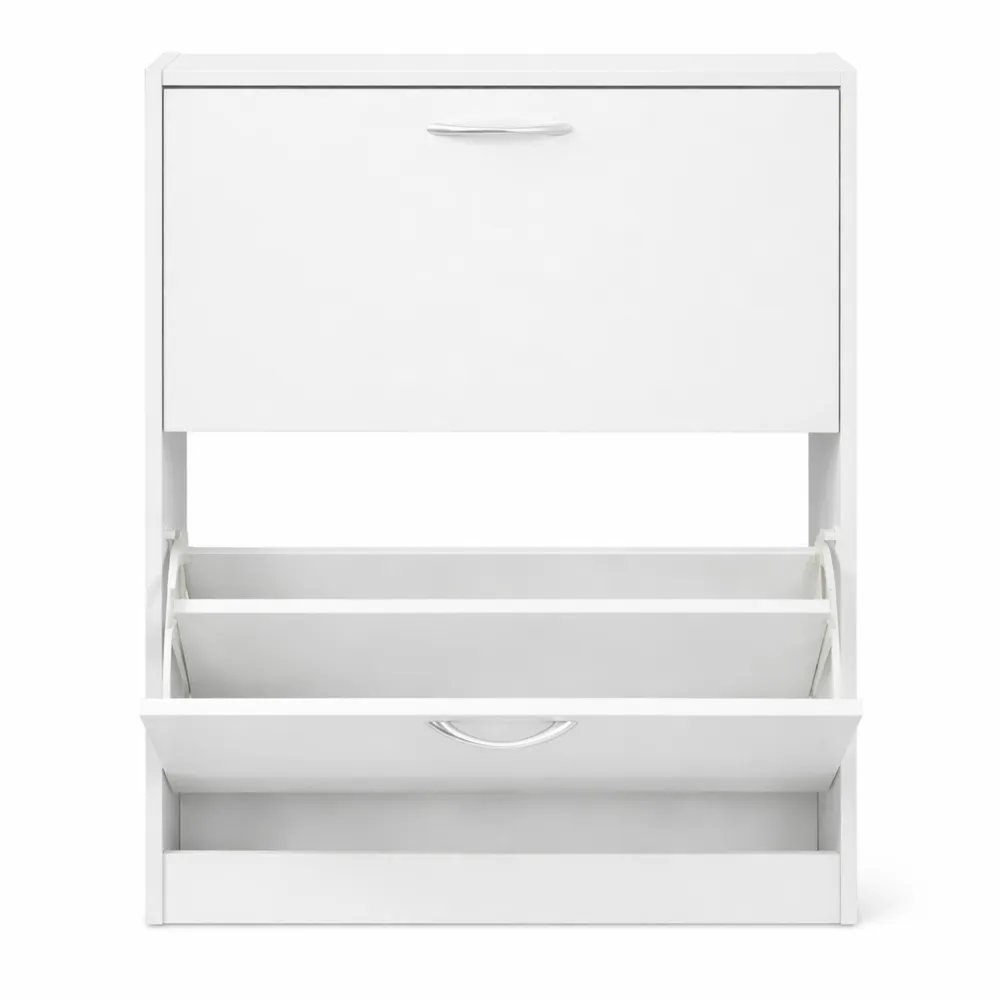 Scarpiera Salvaspazio a 2 Scomparti per 12 Paia di Scarpe