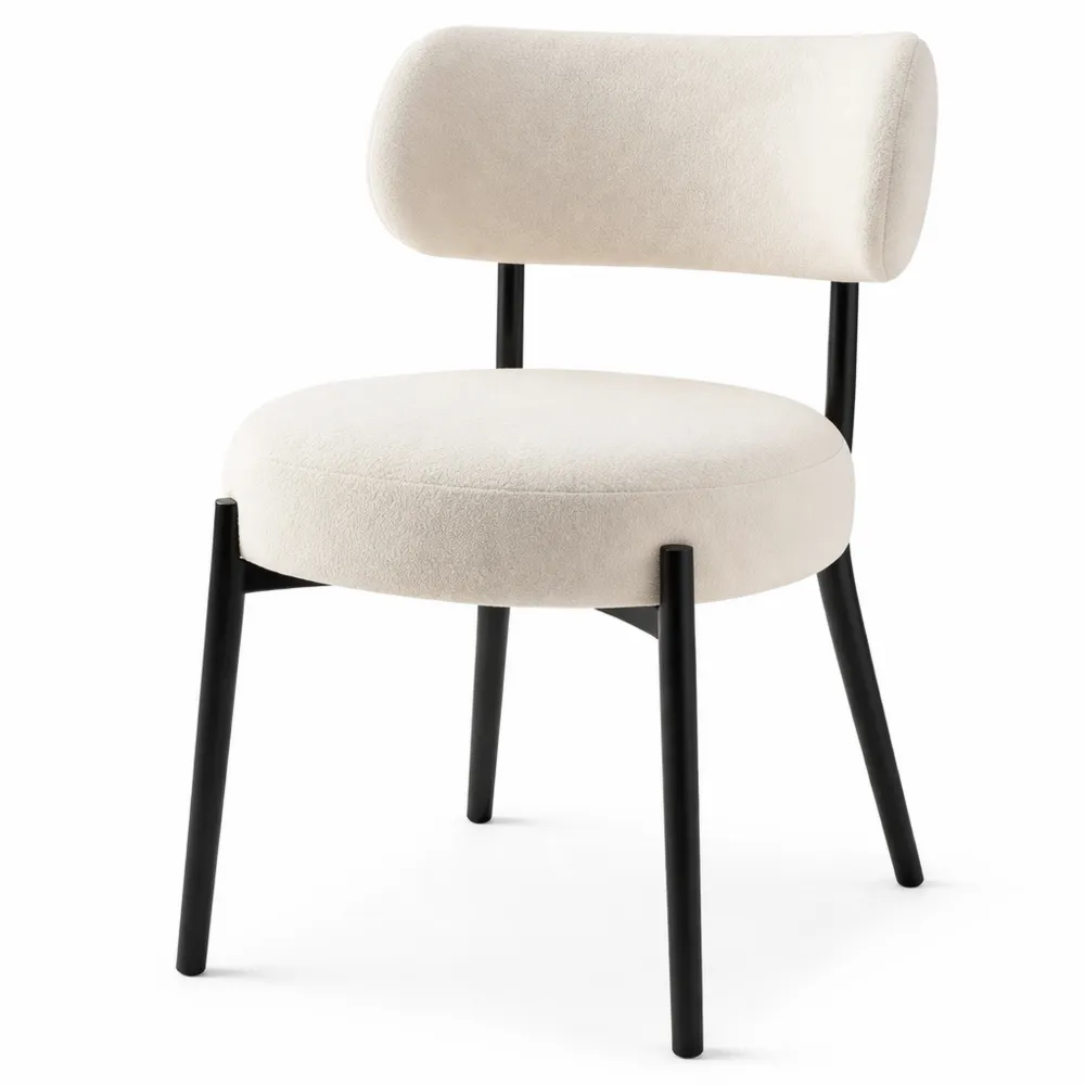 Sedie Imbottite Morbide per Sala da Pranzo, Design Accogliente e Moderno