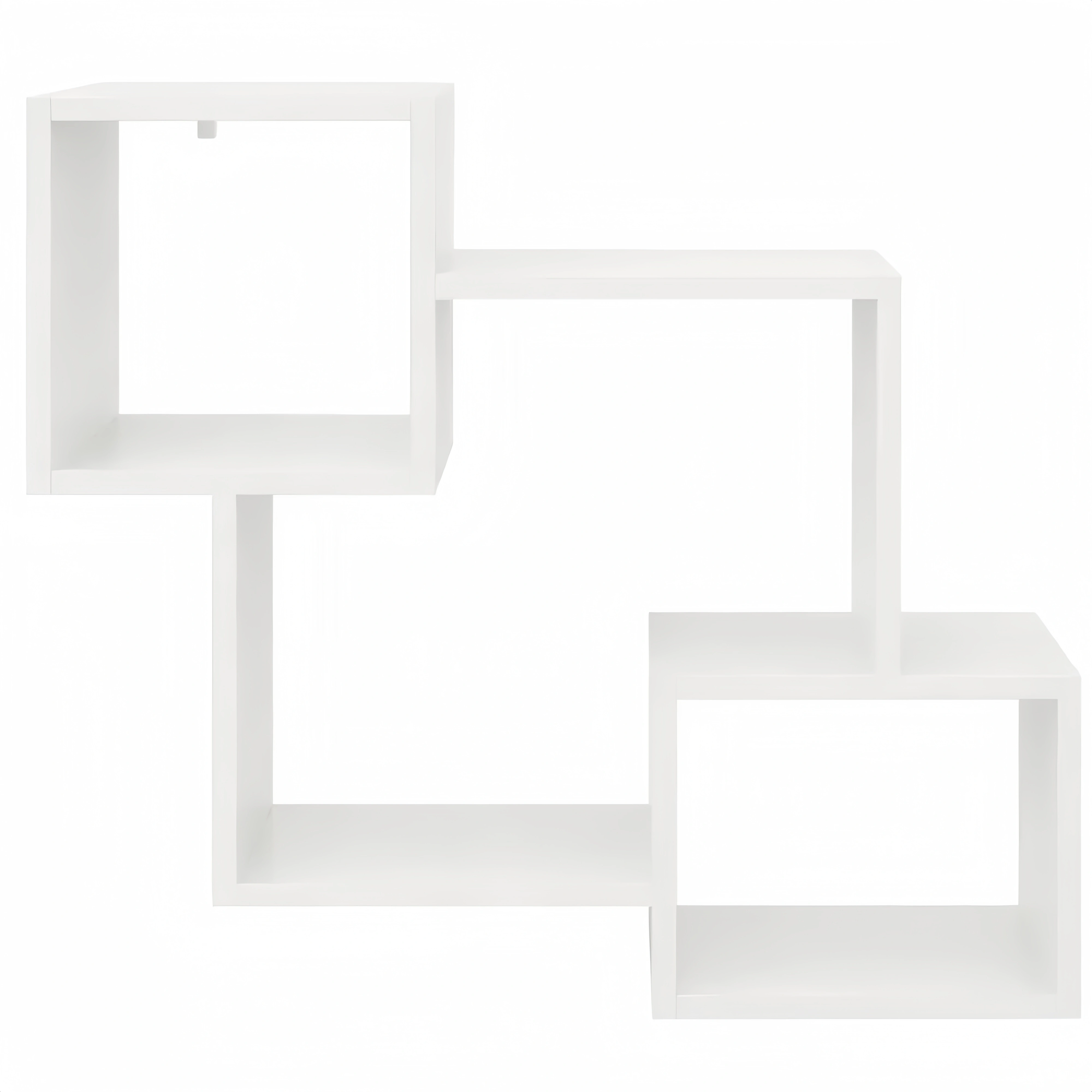 Mensola da Parete Moderna con 3 Ripiani per Casa e Ufficio