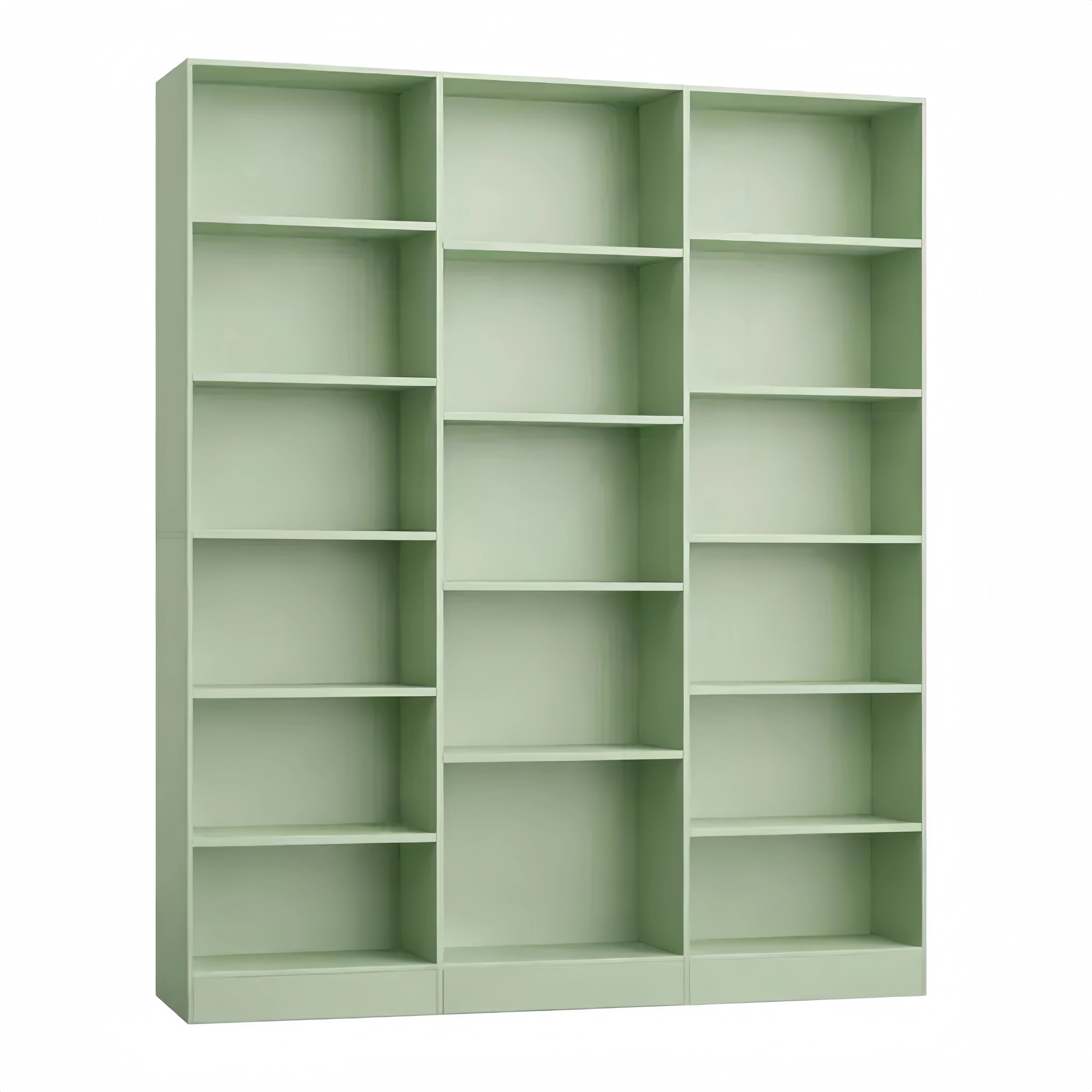 Libreria Alta a 17 Scomparti Aperti per Soggiorno e Ufficio