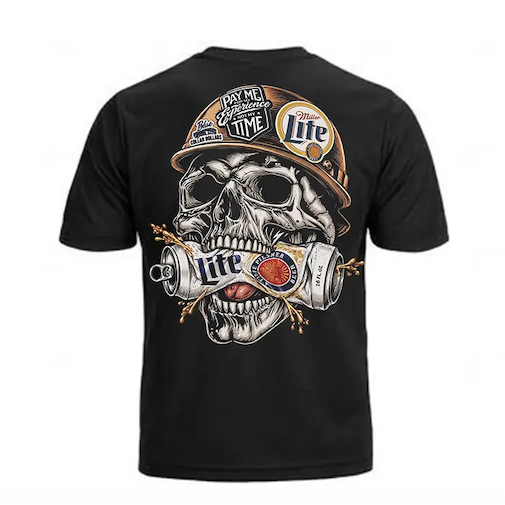 Beer And Skull Collection T-Shirt