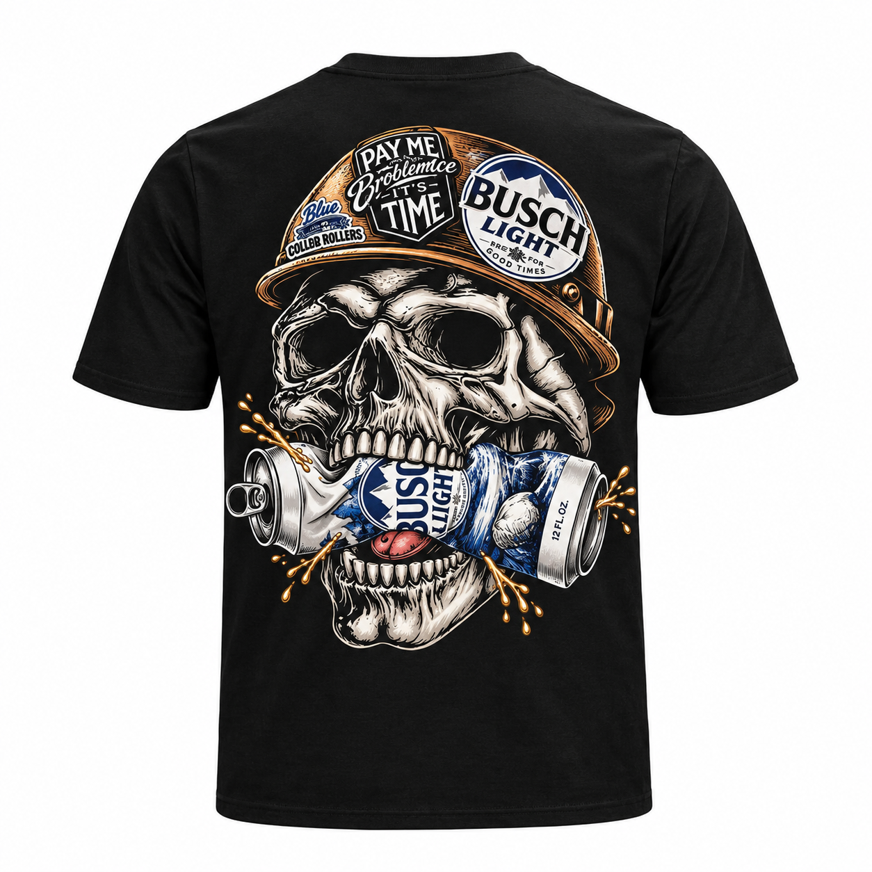 Beer And Skull Collection T-Shirt