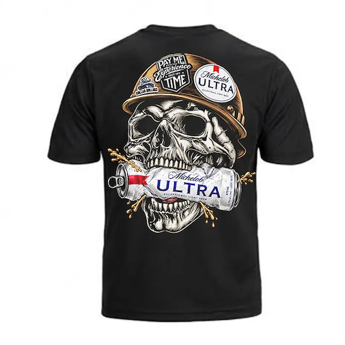 Beer And Skull Collection T-Shirt