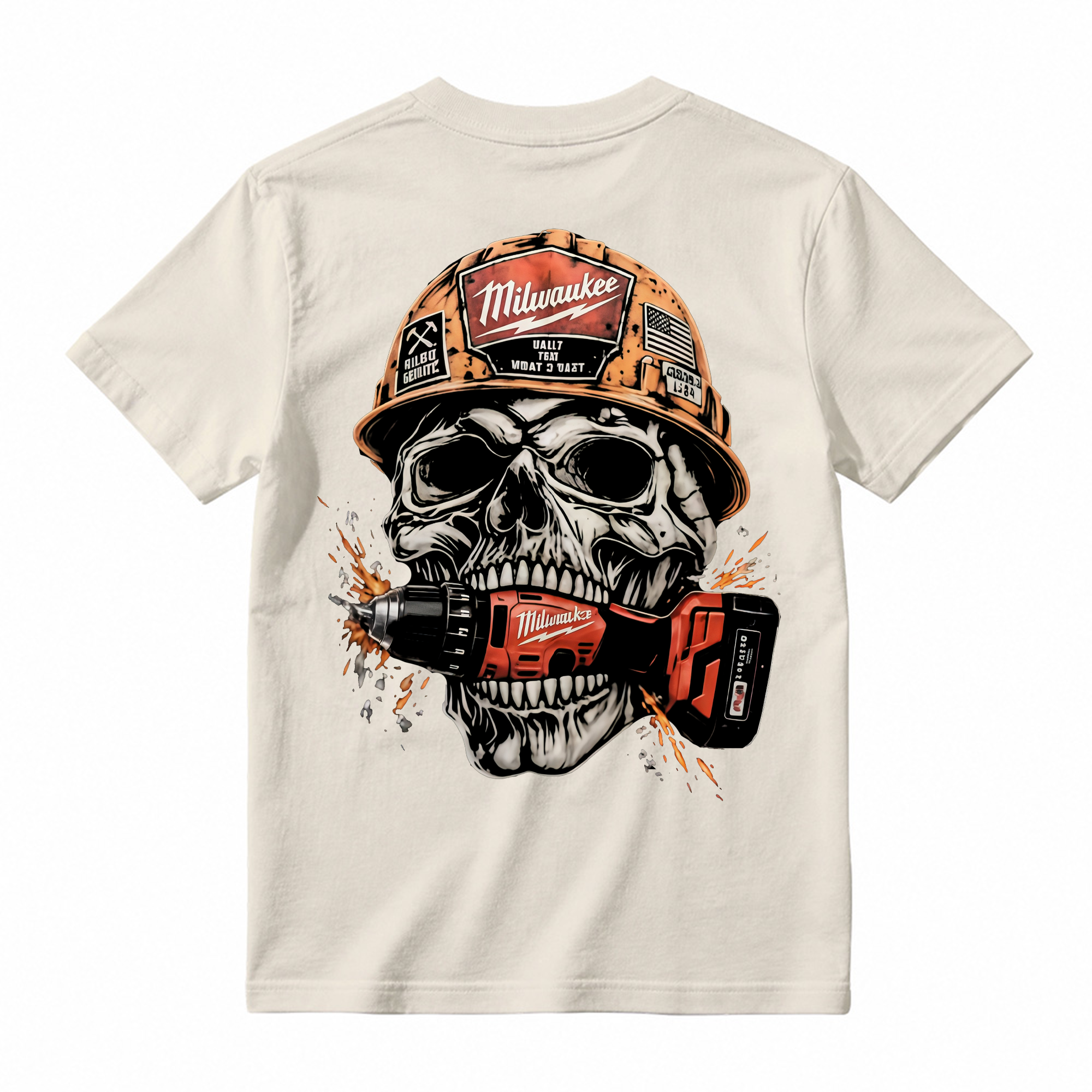 Heavy Metal Mechanic Skull T-Shirt Bundle , Diesel Power, Turbo Engine & Power Tool Graphic Tees