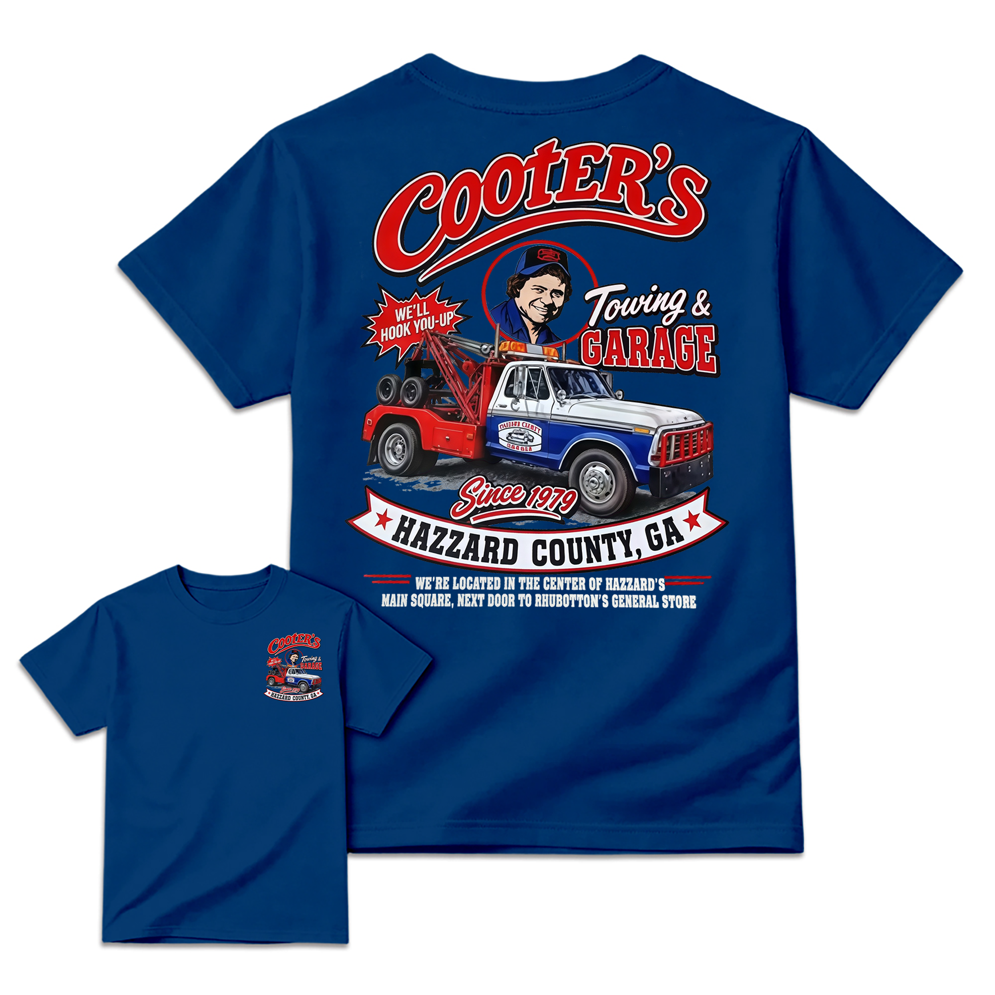 Cooter's Towing Dukes of Hazzard Movie T-shirt