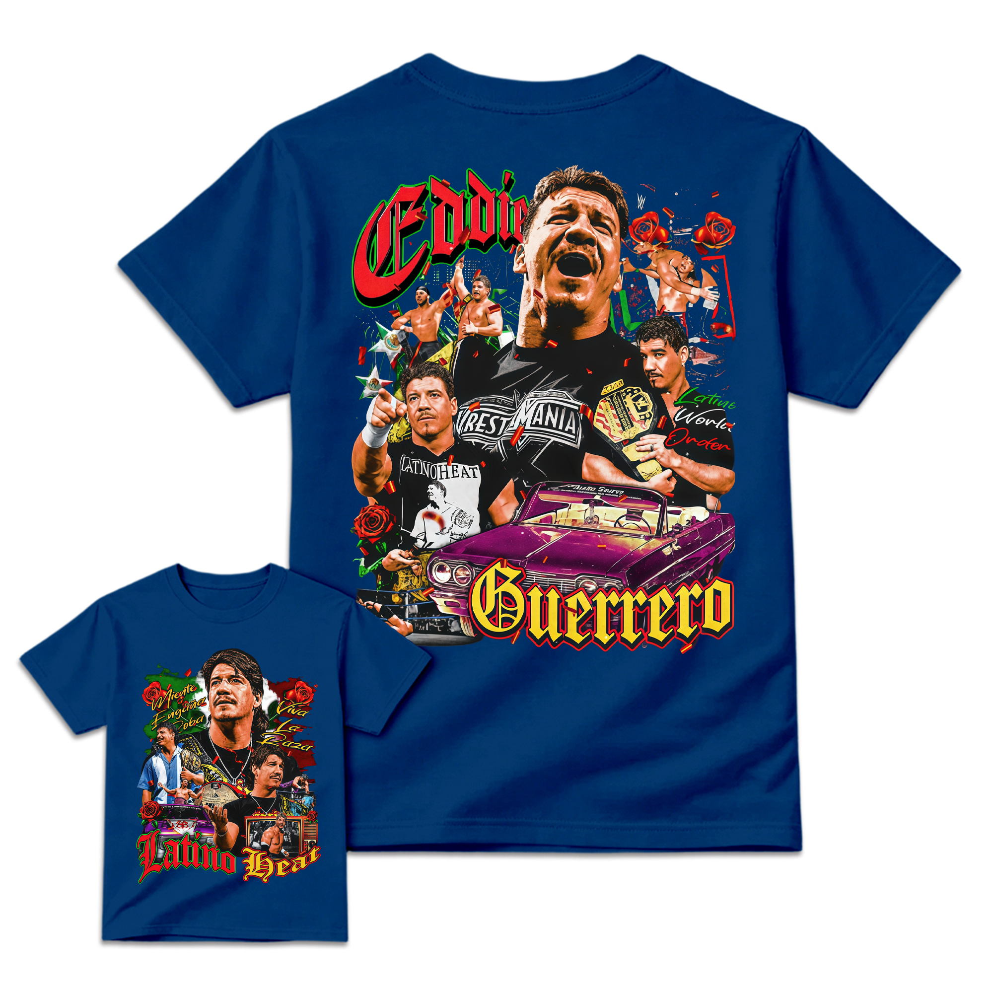 Vintage Wrestling Tee, Men's Classic Fit Short Sleeve Graphic Top, 100% Cotton Streetwear , Shortsleeve, Tops, Clothes, Menswear, Print
